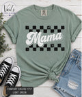 Checkered MAMA Tee | Comfort Colors