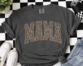 Leopard MAMA Tee | Comfort Colors