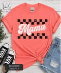 Checkered MAMA Tee | Gildan