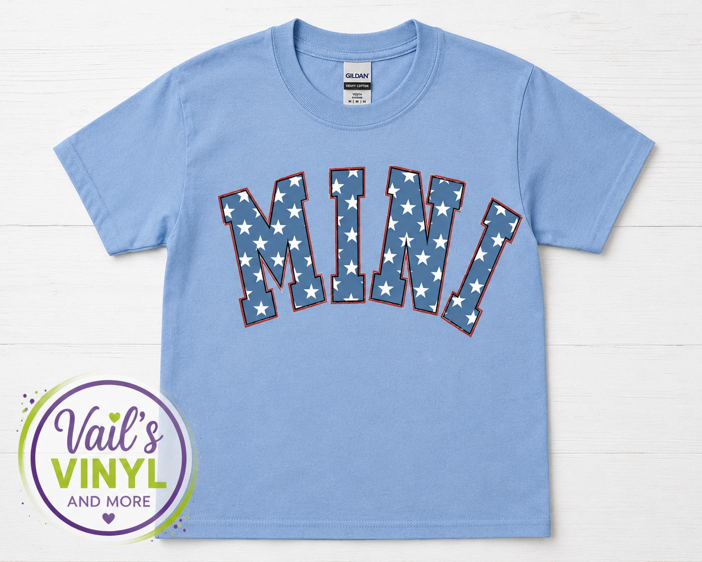 USA MINI Youth Tee | 4th of July | Gildan